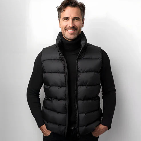 Mouwloos Vest Voor Heren | Ritssluiting