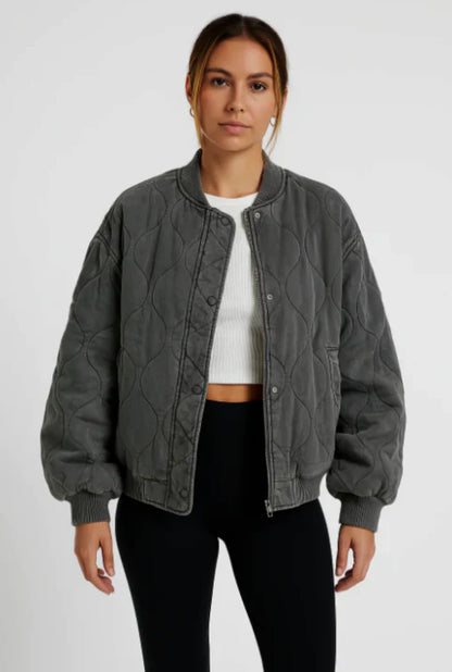 Korte Bomberjack Met Rits | Oversized