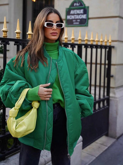Casual Bomberjack Met Zakken Aan De Voorkant | Oversized