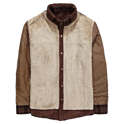 Trendy Geruite Jas Met Borstzakken Voor Heren | Winter