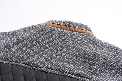 Klassieke Gewatteerde Jas Met Drukknoop Voor Heren | Winter