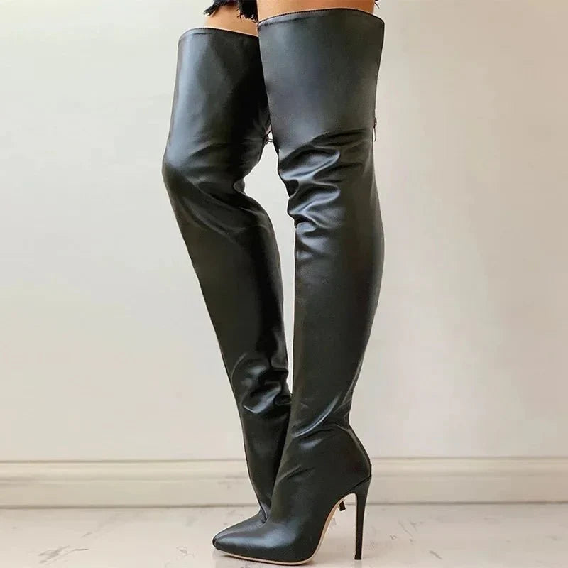 Overknee Laarzen Met Stilettohak | Winter