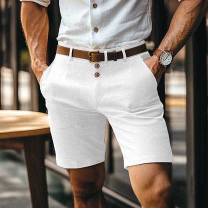 Stijlvolle Korte Broek Met Knoopsluiting Voor Heren | Zomer