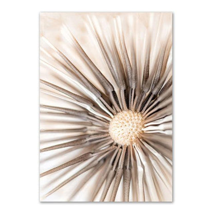 Beige Gras Boho Canvas - Natuurlijke Wanddecoratie