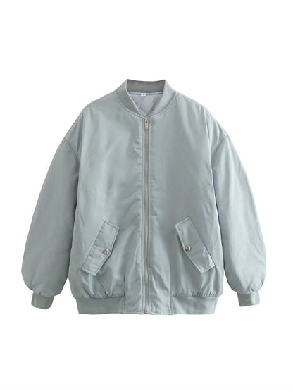 Casual Bomberjack Met Zakken Aan De Voorkant | Oversized